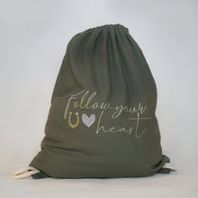 Laden Sie das Bild in den Galerie-Viewer, &quot;Follow your heart&quot; Gymbag - Biniebo
