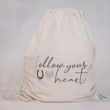 Laden Sie das Bild in den Galerie-Viewer, &quot;Follow your heart&quot; Gymbag - Biniebo
